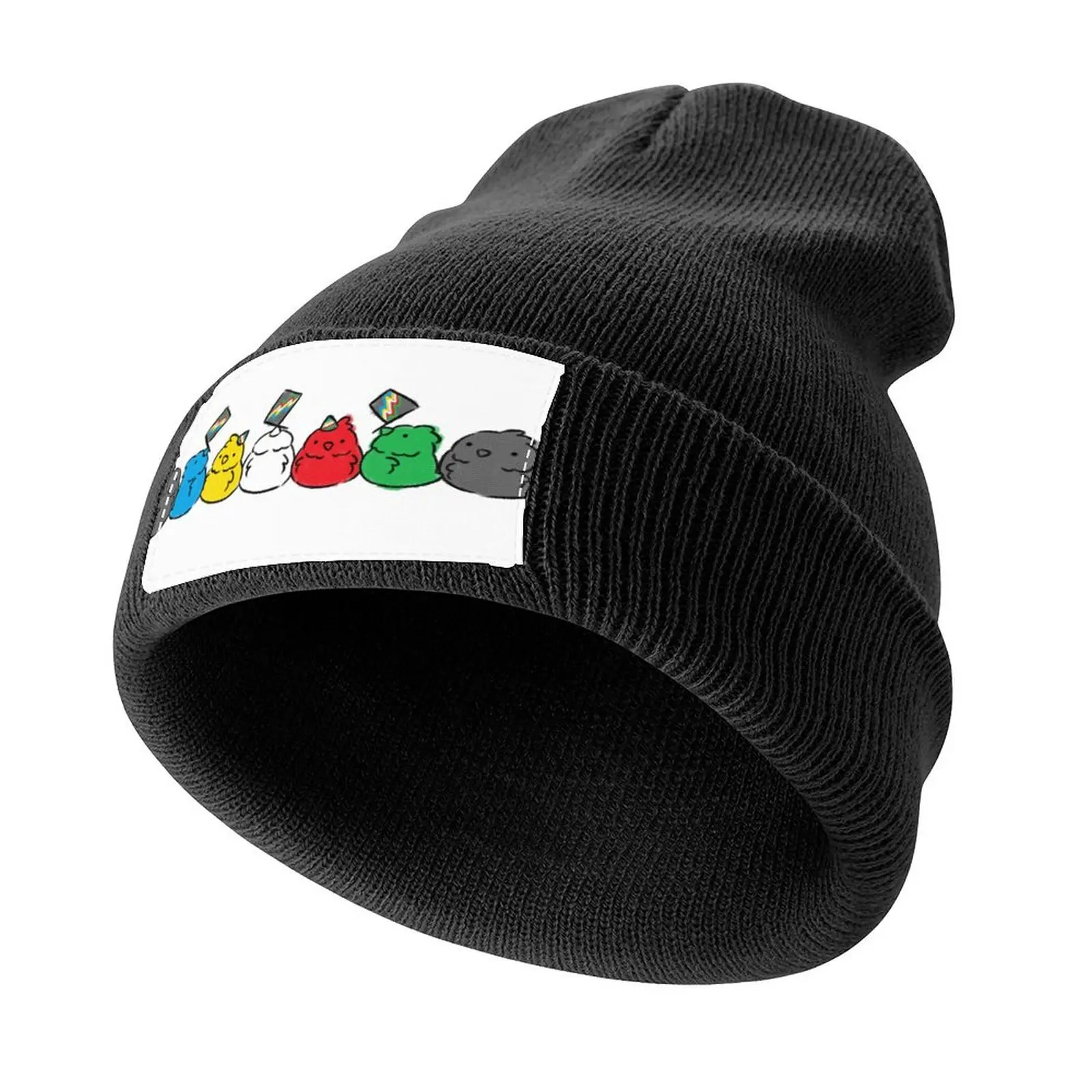 Disability Pride Birds Knitted Cap Beach Bag Mountaineering Dropshipping Hat Luxury Brand Women Caps Men's