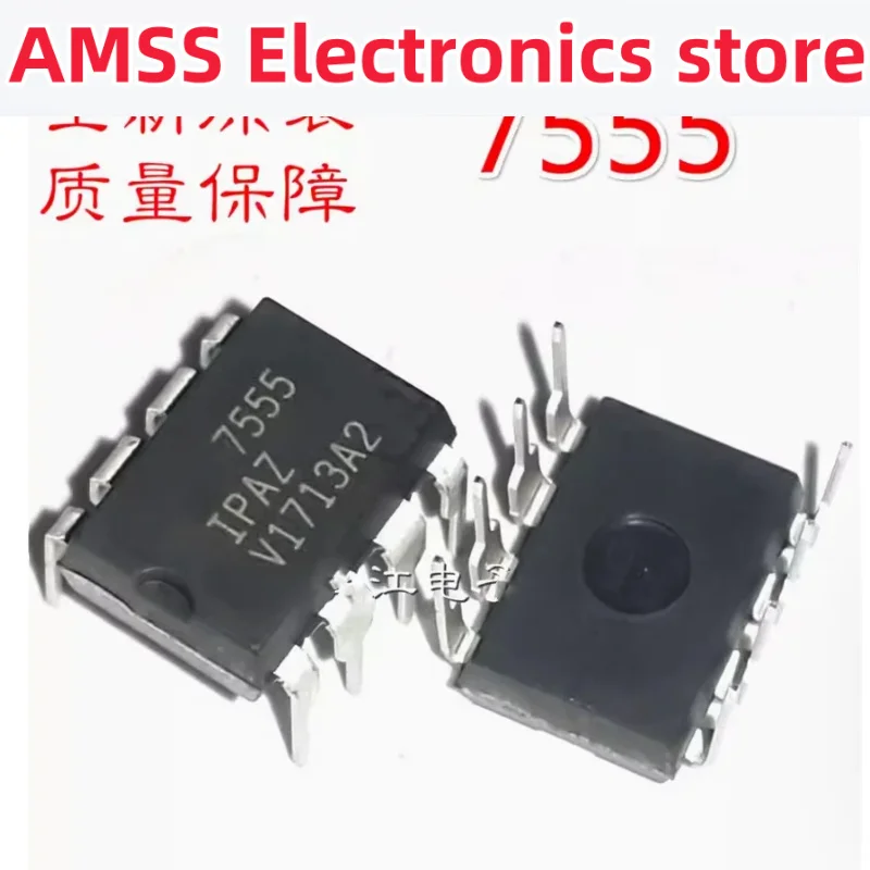 AMSS 10pcs/lot integratedchip ICL7555IPAZ ICM7555 7555 DIP8 general-purpose timer new