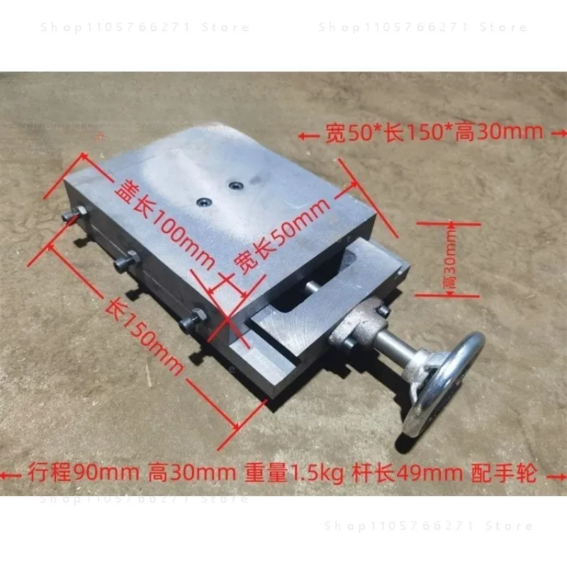 for Cast iron dovetail groove slide table screw drag plate one word manual X table linear guide rail lifting table