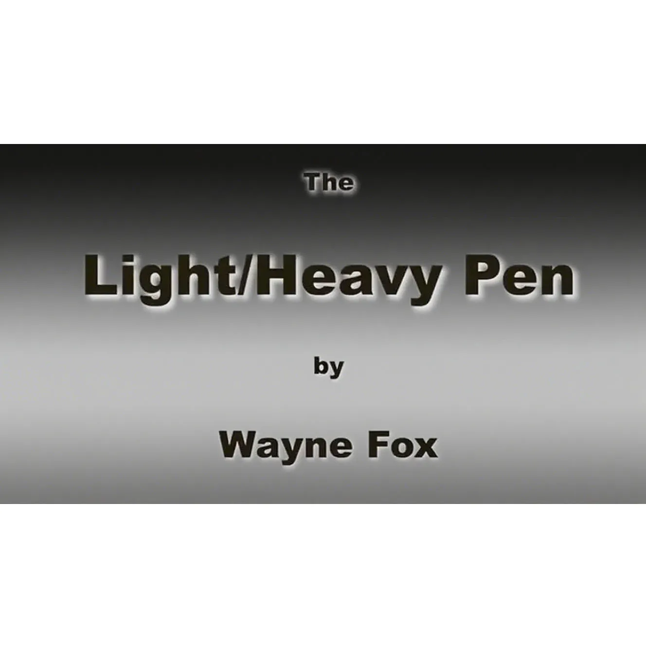 Light and Heavy Pen By Wayne Stage Magic Tricks Close up Magic Mentalism Magia Magie Magicians Prop Gimmick Illusion Accessory