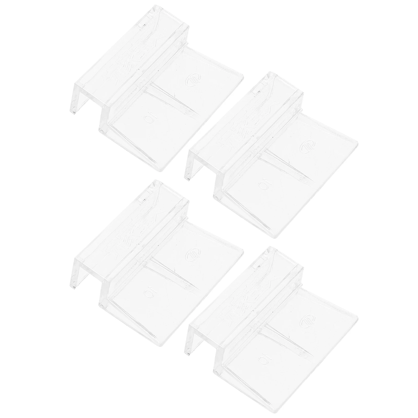 

4 Pcs Fish Tank Cover Bracket Practical Lid Holders Aquarium Support Clamps Clips Acrylic Glass Racks Trustworthy