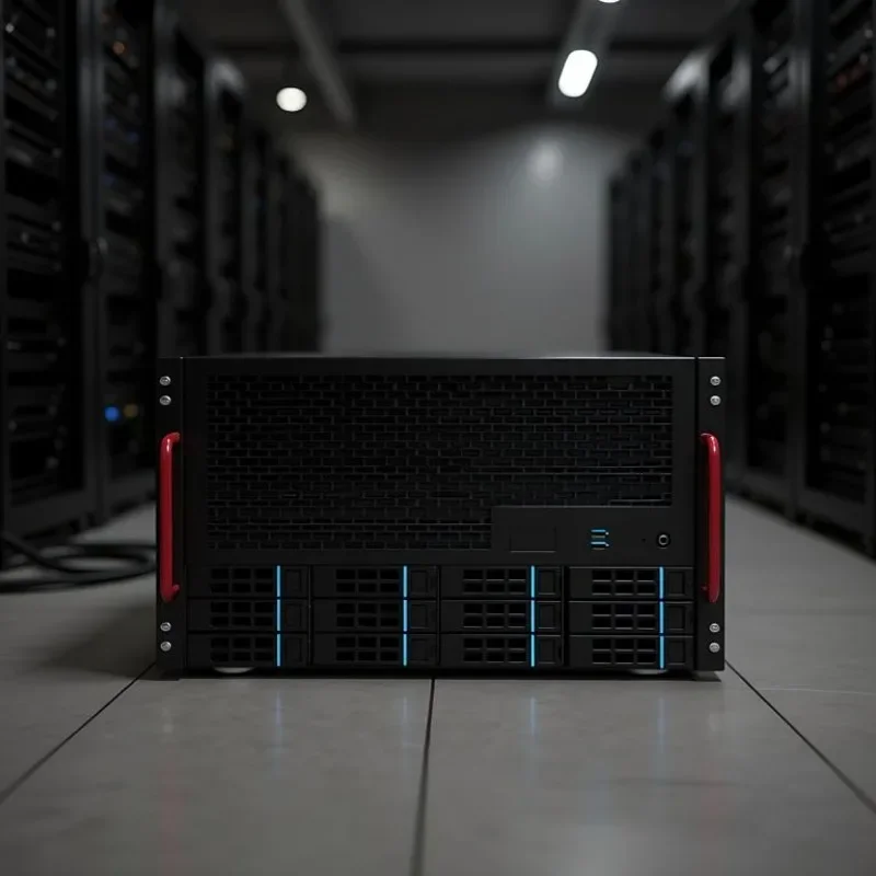 12-Bay NAS Chassis – Supports ATX Motherboard & Power Supply, 8 Full-Height Slots, Enterprise/Home QNAP Synology AIO Server Case