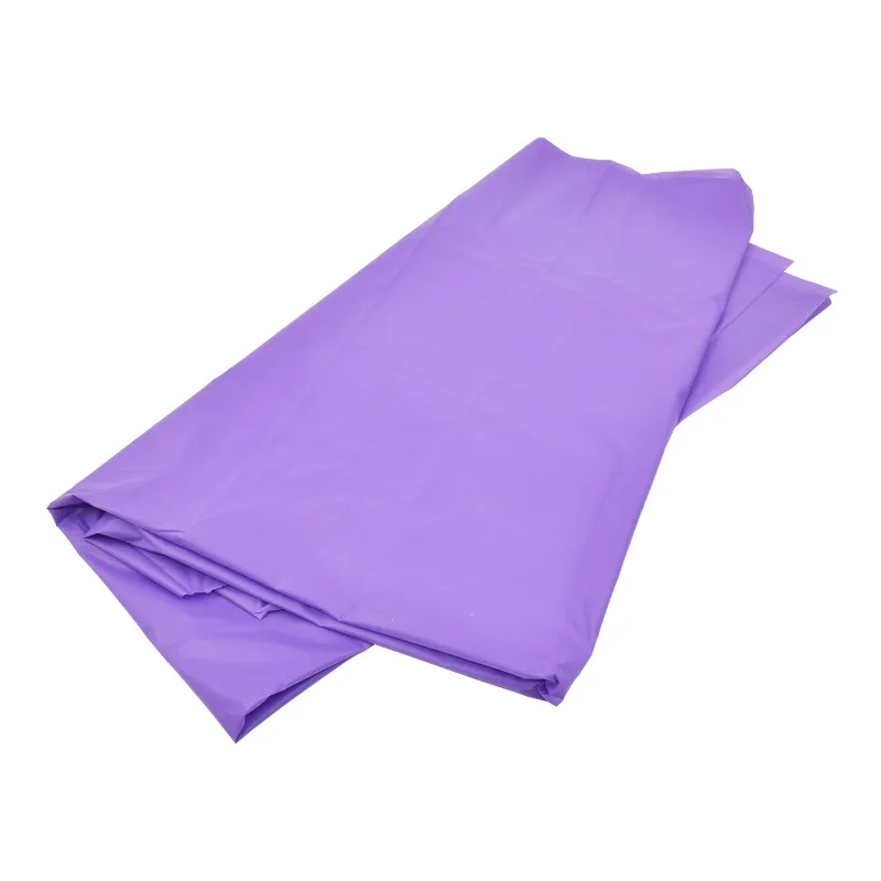Purple Rectangular Plastic Table Cover, 54 In x 108 In