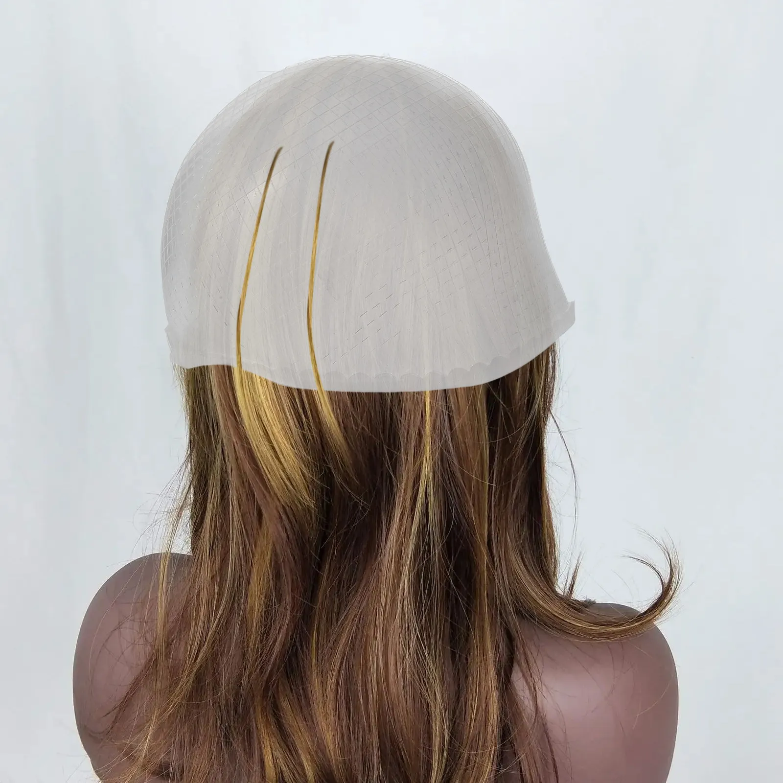 

Professional Silicone Hair Dye Cap Reusable Highlighting Hat for Home Salon Use Gentle Scalp Friendly Easy Application Stylish