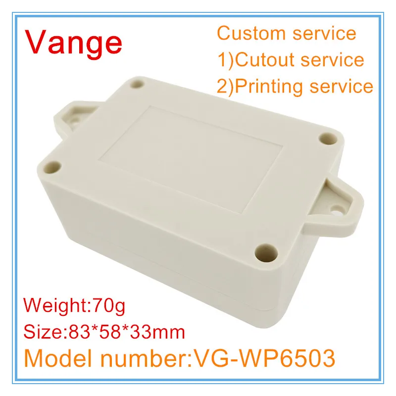 Vange IP65 waterproof project box 83*58*33mm ABS plastic enclosure