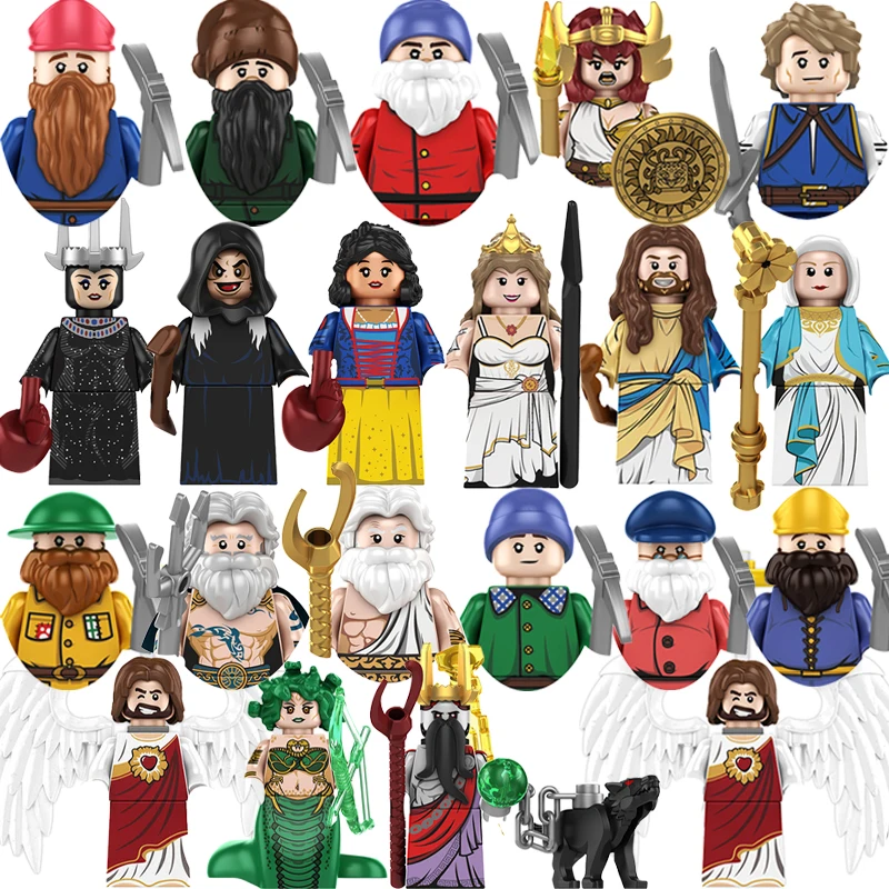 

Snow White Bricks For Toys Gods Jesus Hazbin Hotel South Park Gifts Mini Action Figures Children Building Blocks For Children