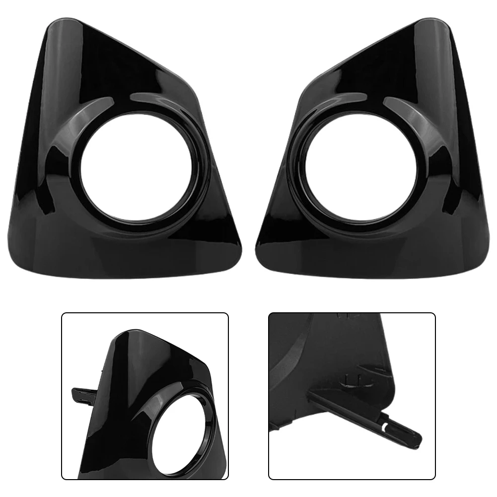 Car Accessories Trim Bezel Sunlight Resistant User-friendly Design Easy Installation Black Trim For Car Lights
