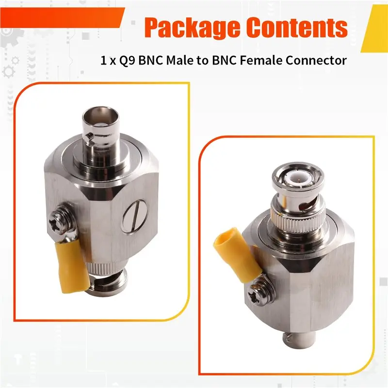 FEDI-Q9 BNC Male To BNC Female Connector 230V 50 Ohm DC-3Ghz Gas Discharge Tube Type Lightening (Surge) Protector(Arrester)