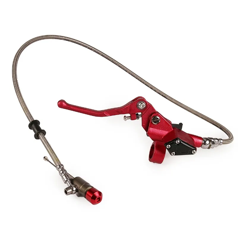 

Motorcycle 1200MM Hydraulic Foldable Clutch Levers Master Slave Cylinder For Dirt Bike 125cc 140cc 250cc Vertical Engine