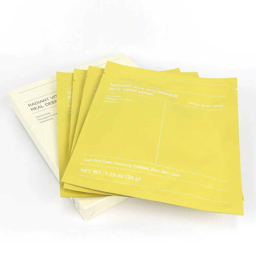 Radiant Vita niacinamida máscara profunda real blanqueamiento nutritivo profundo antienvejecimiento 34g x4ea