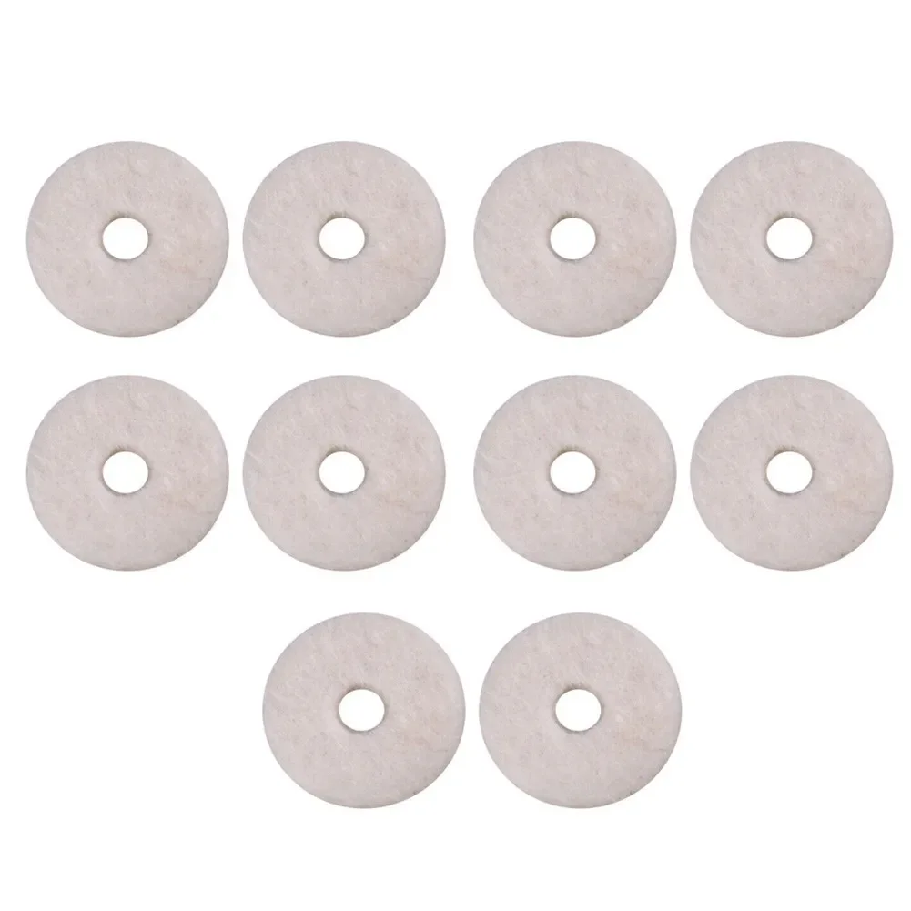 10Pcs Guitar Strap Felt Button Washers Locks Blocks Acoustic Guitar Felt Washers Replacement Strap Button Felts Guitar Accessory