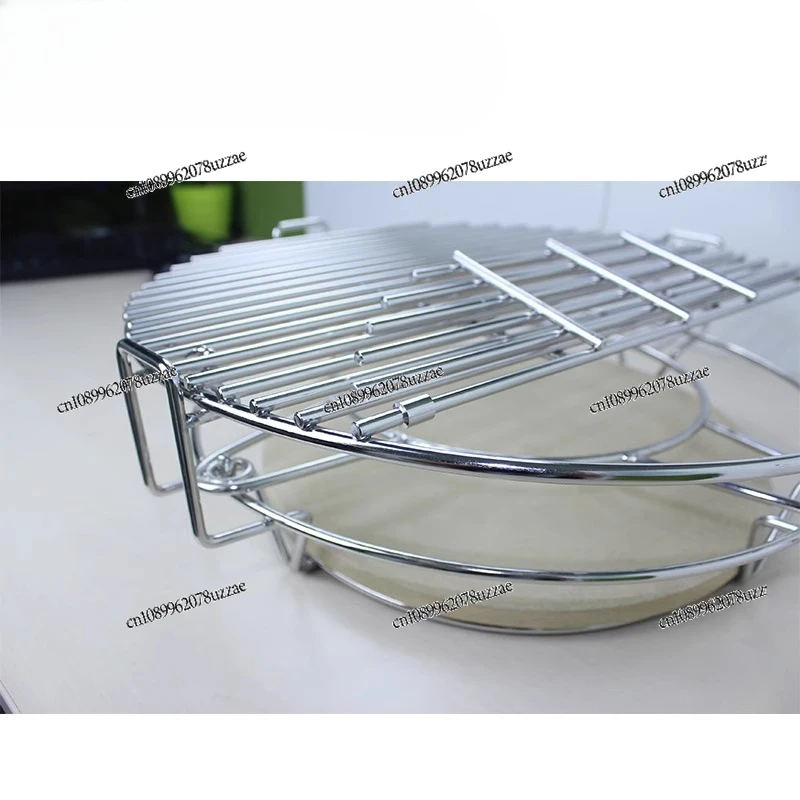 

Ceramic Grill Tripod Cordierite, Pizza Plate Stainless Steel Multi-Size Grill Tripod