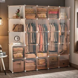 Armario organizador de ropa, mueble de jardín abierto, Modular, ahorro de espacio, nórdico, para el hogar