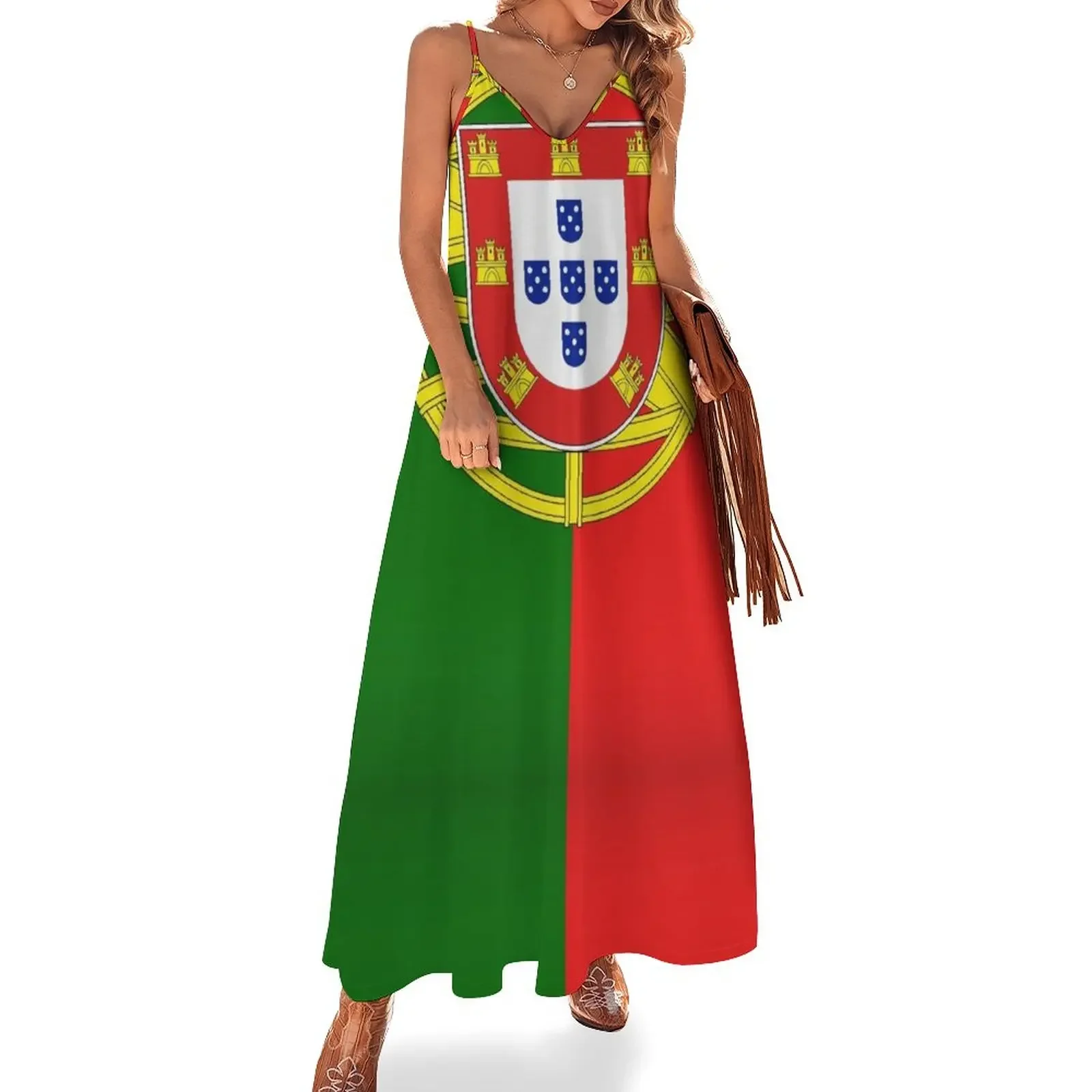 

Portugal flag Sleeveless Dress Aesthetic clothing ladies dresses for special occasions