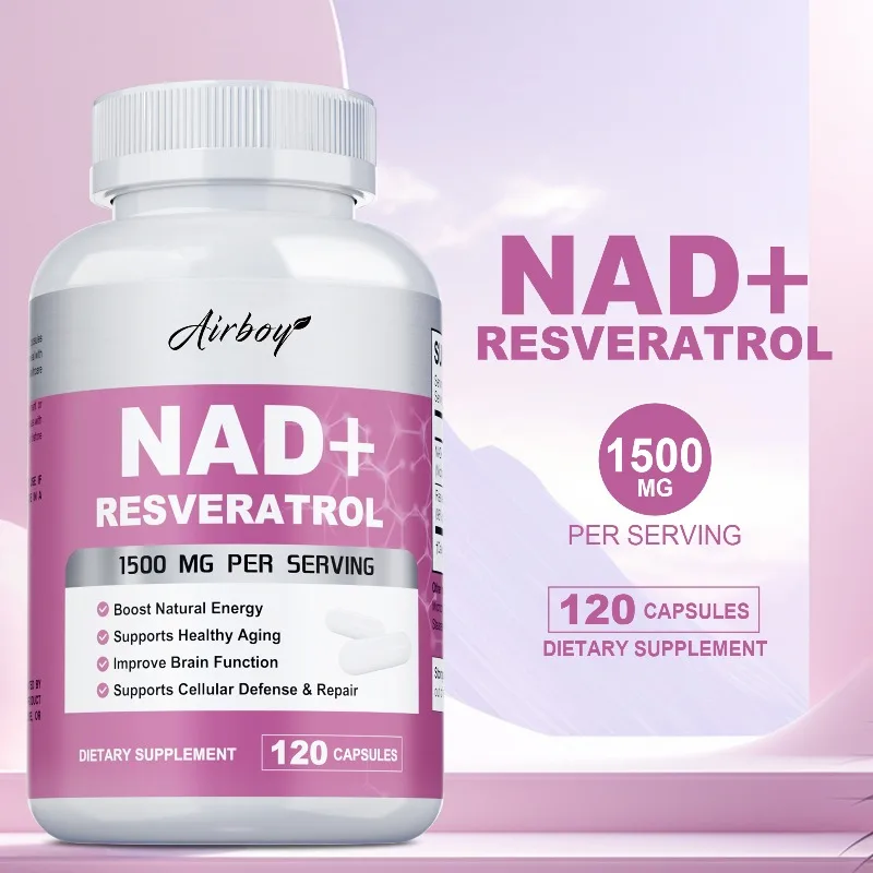 NAD+Resveratrol - Anti-aging, Enhance Cell Vitality, Reduces Fine Lines,Increases Skin Elasticity, Antioxidants,Improve Dullness
