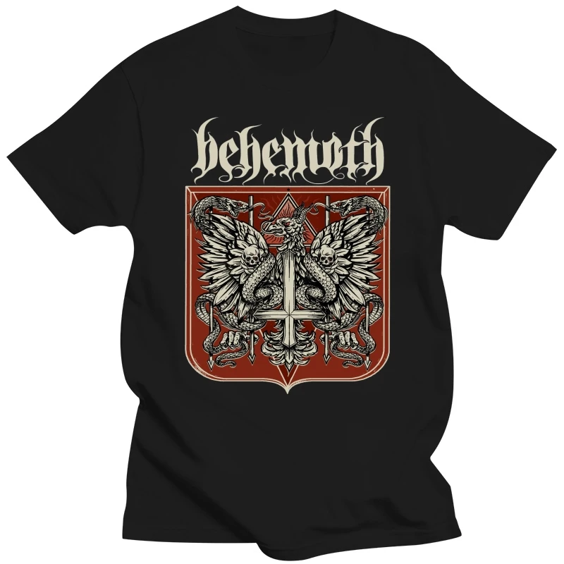 Behemoth Men T-Shirt Death Metal Band Tee Shirt Marduk Belphegor Amon Amarth Festive Tee Shirt