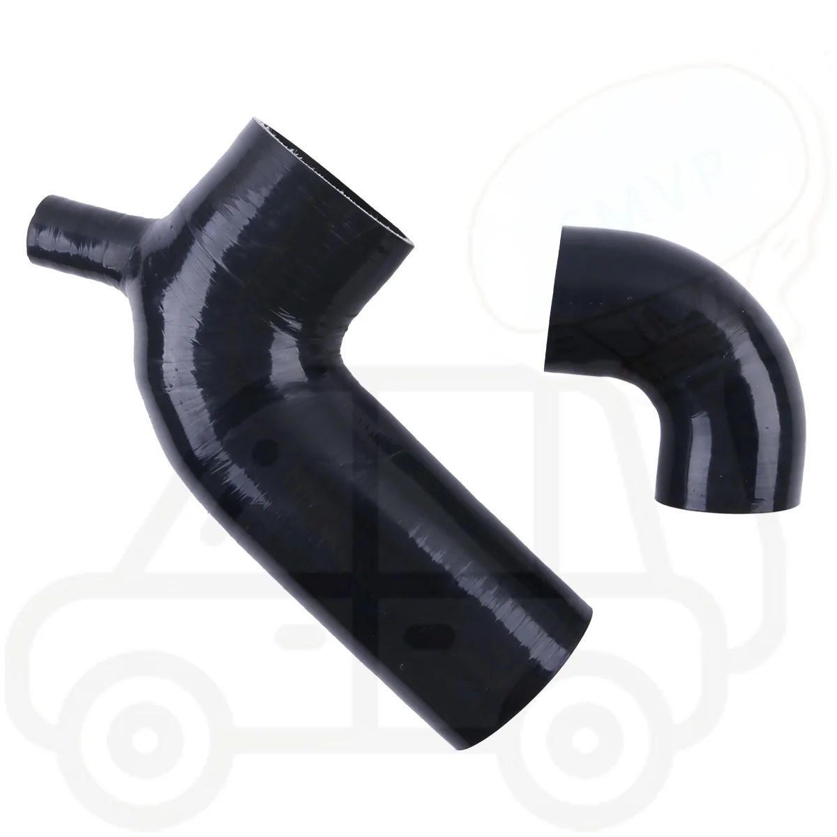 

2PCS For Jeep Wrangler JK 2.8 CRD Diesel 2007-2017 Silicone Air Cleaner Intake Tube Hose Kit 4721136AG 4721136AH