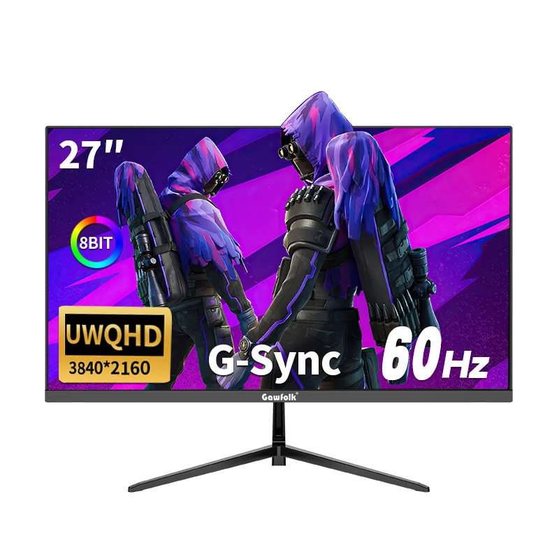 

Gawfolk 27 дюймов, 4K (3840 x 2160), IPS, 4 мс, 60 Гц, 2X HDMI 2.0 и DisplayPort 1.4, синхронизация Adpitive, HDR400, VESA 100 x 100 мм