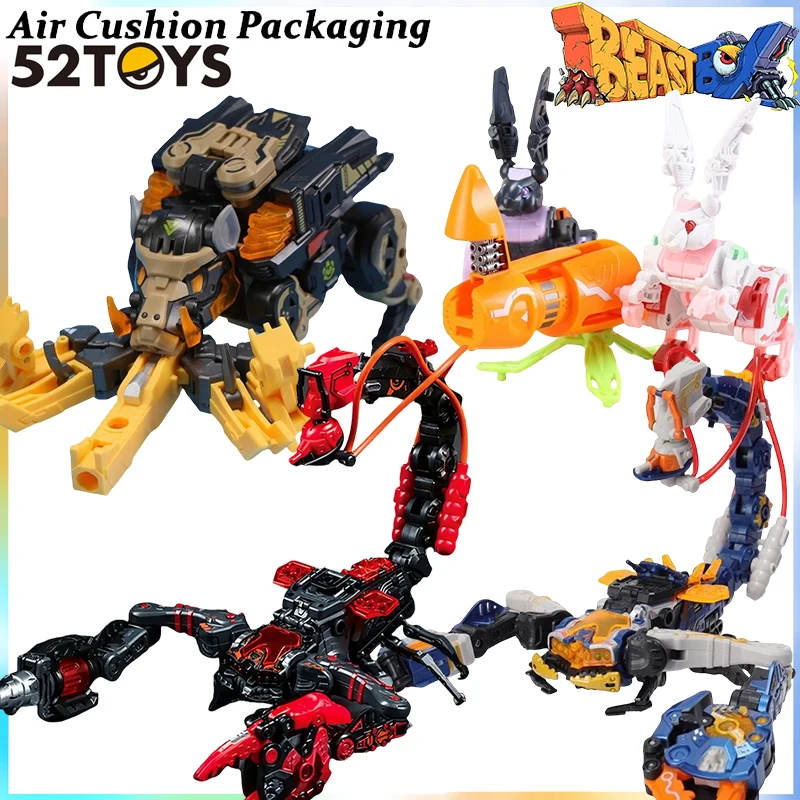 

52TOYS Genuine BEASTBOX Series Transformable Giant Claw RaceGiant Sickle Toothed Pig Rabbit Scorpion Action Figures Model Toys