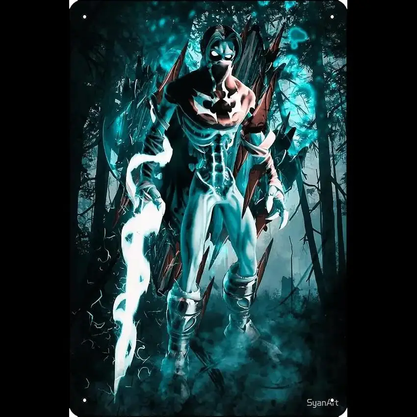 Soul Reaver Raziel Art Print Metal Tin Sign   x  Inch  Funny Game Room  Man Cave Wall Decor  Unique Home Decoration