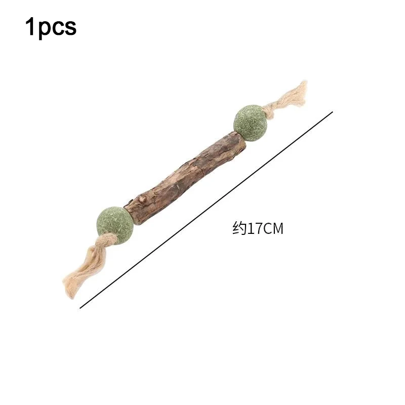 1 Stück Katzen-Zahnpflegestick aus Reinem Natürlichen Katzenminze und Silberrebe (Actinidia Fruit Matatabi) - Katzensnack zur Zahnreinigung