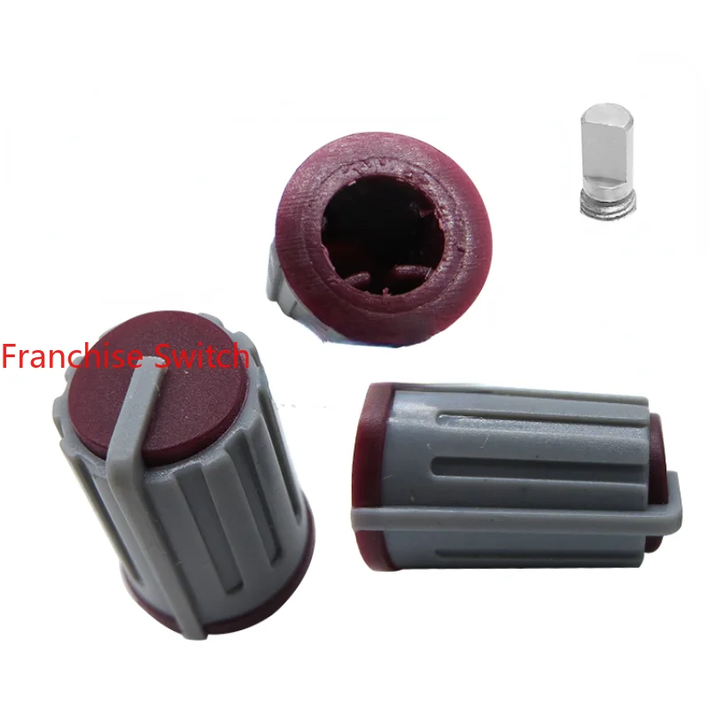 10PCS Two-color Plastic Knob 12*18.5MM  Potentiometer Cap  Encoder  Half Shaft D-hole