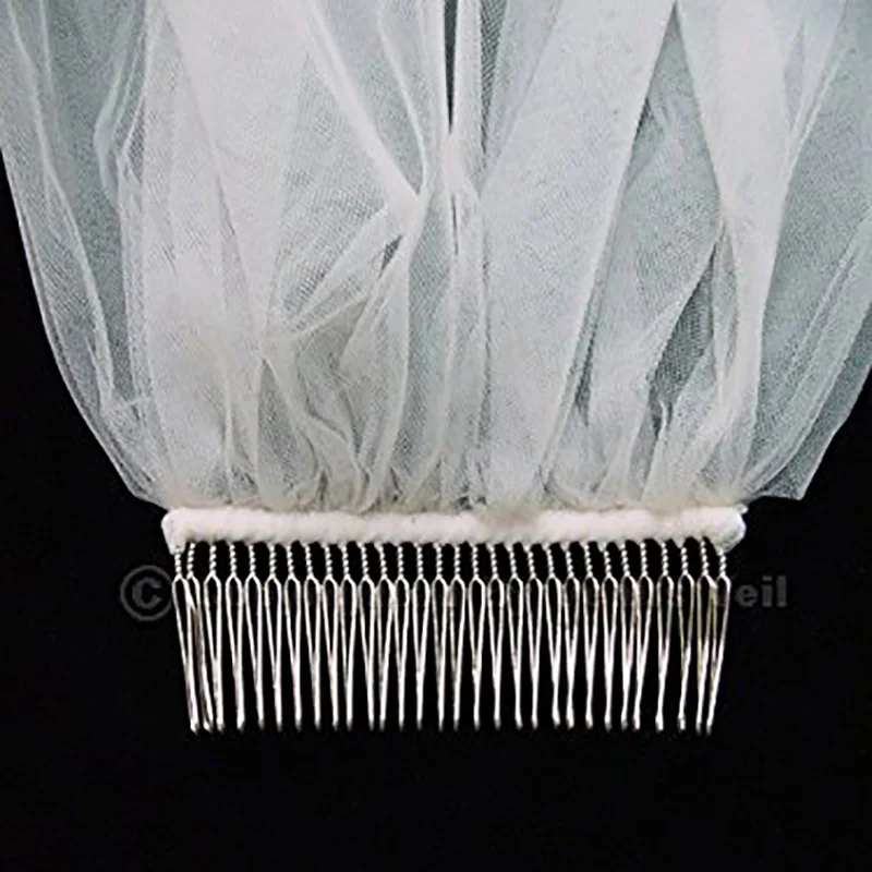 2T 2 Tier 75cm Beaded Bride Bridal Wedding Veil 2024