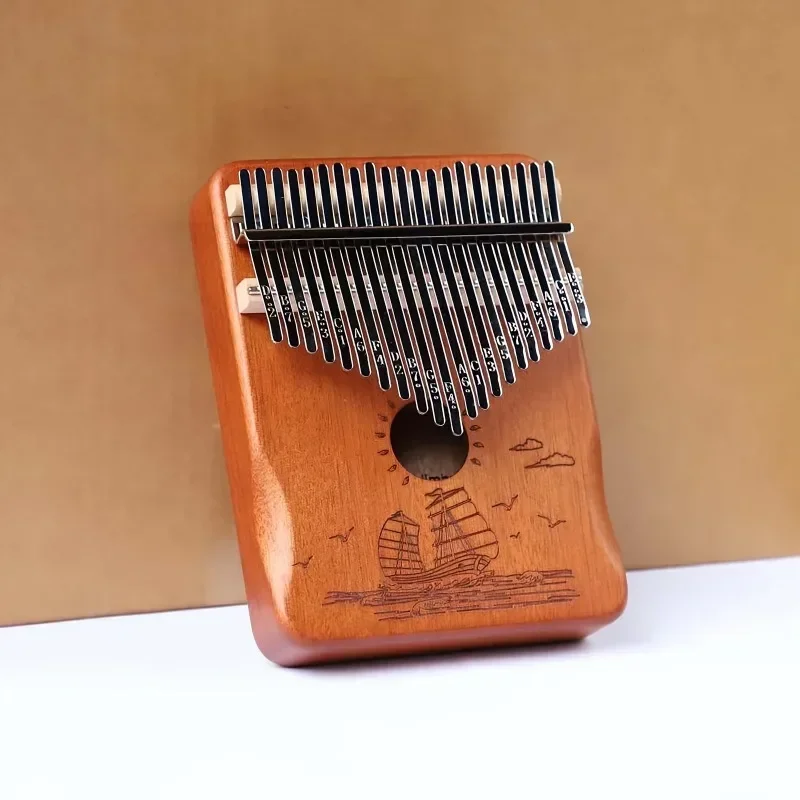 2025 New 21 KeysThumb Piano Kalimba Thumb Piano with Thumbsticks Organs for Beginners Learn To Play  Musical Instrument Gift