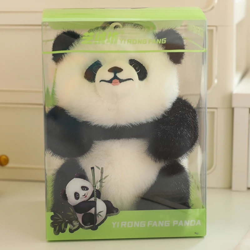 Exquisite Panda-Plüschanhänger, Panda-Stofftierspielzeug, Kawaii-Plüsch-Schlüsselanhänger, kleine Panda-Spielzeuge, Plüsch-Panda-Anhänger