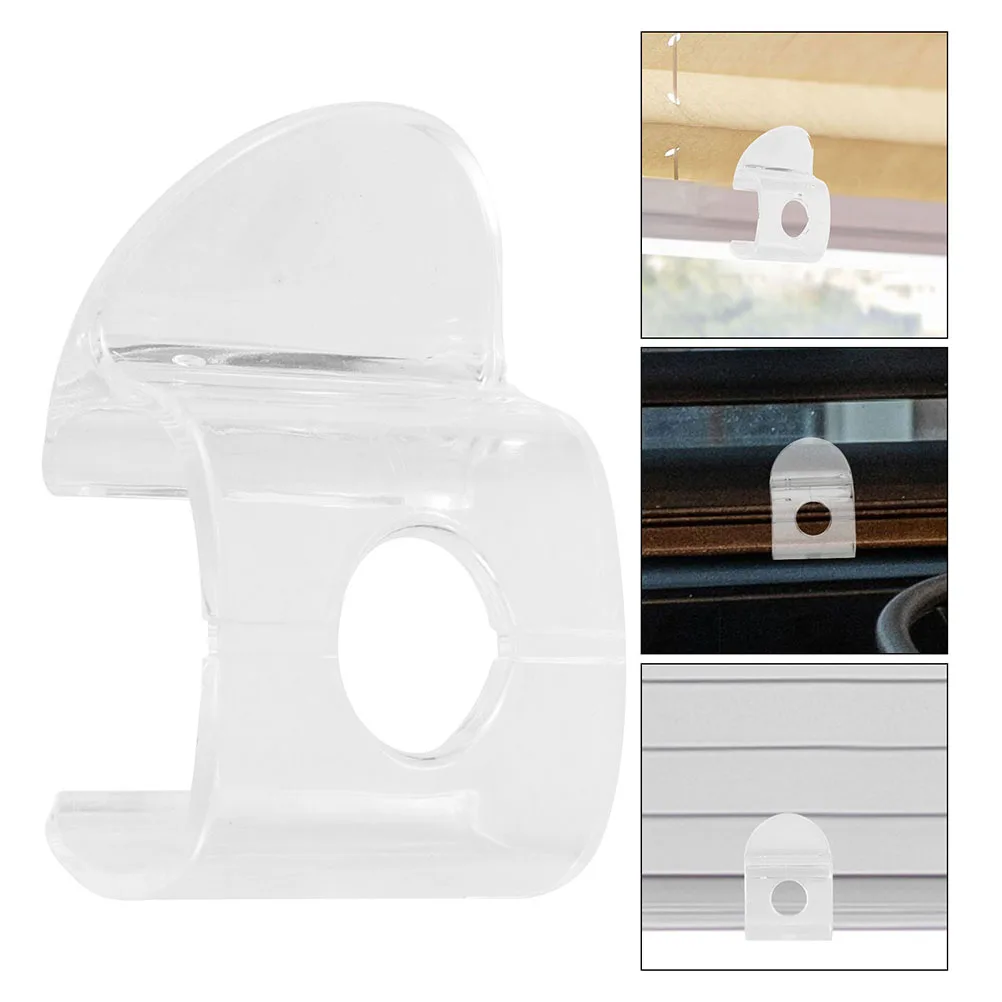 

6pcs Cordless Blind Handles Plastic Bottom Rail Accessories For Shades Lightweight Replacement Parts Shade Handle Pulls