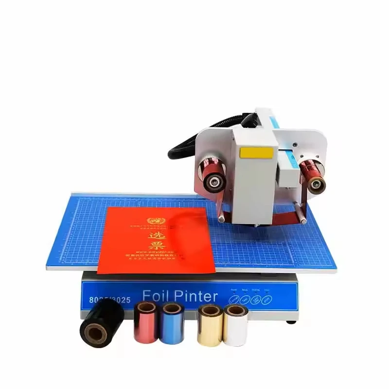 Automatic Book Cover Manual Hot Foil Stamping Machine Hardcover Paper Leather Cloth PVC Gold Foil Printing Machines