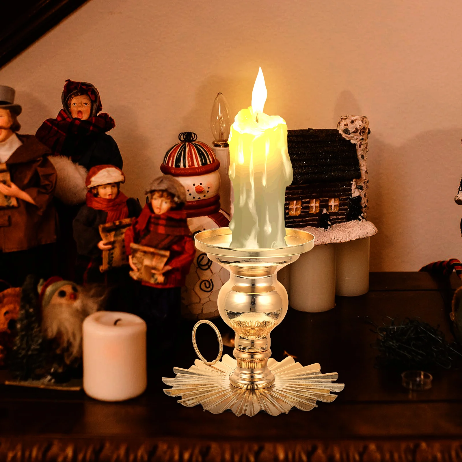 

2pcs Iron Holder For Home Decor, Heat Resistant Dinner Table Decor, Wedding Candlestick Adorn, Party Stand,