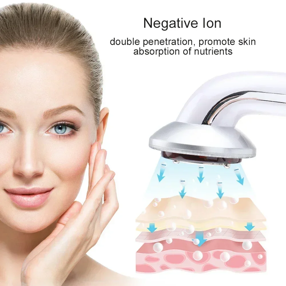 EMS Neck Facial Lifting Device Hot Cool Skin Tightening Anti Wrinkle Microcurrent Face Massager Double Chin Remover Beauty Care