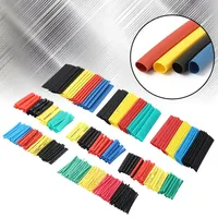 328pcs Heat Shrink Tubing Insulation Protection Shrinkable Tube Electronic Polyolefin 2:1 Wire Cable Sleeve Electrical Supply