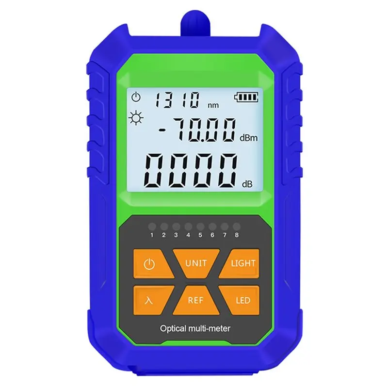 Y43A-Fiber Tester 3 In 1 Mini Rechargeable Optical Power Meter LED Frequency Identification Tool Optical Failure Detection -70.+