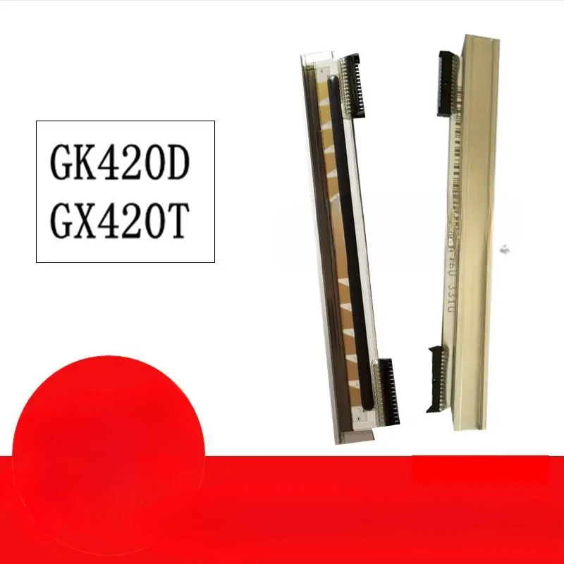 真新しい本物のゼブラ GK420T プリントヘッド GT450 GX430T バーコードラベルプリンタ熱針