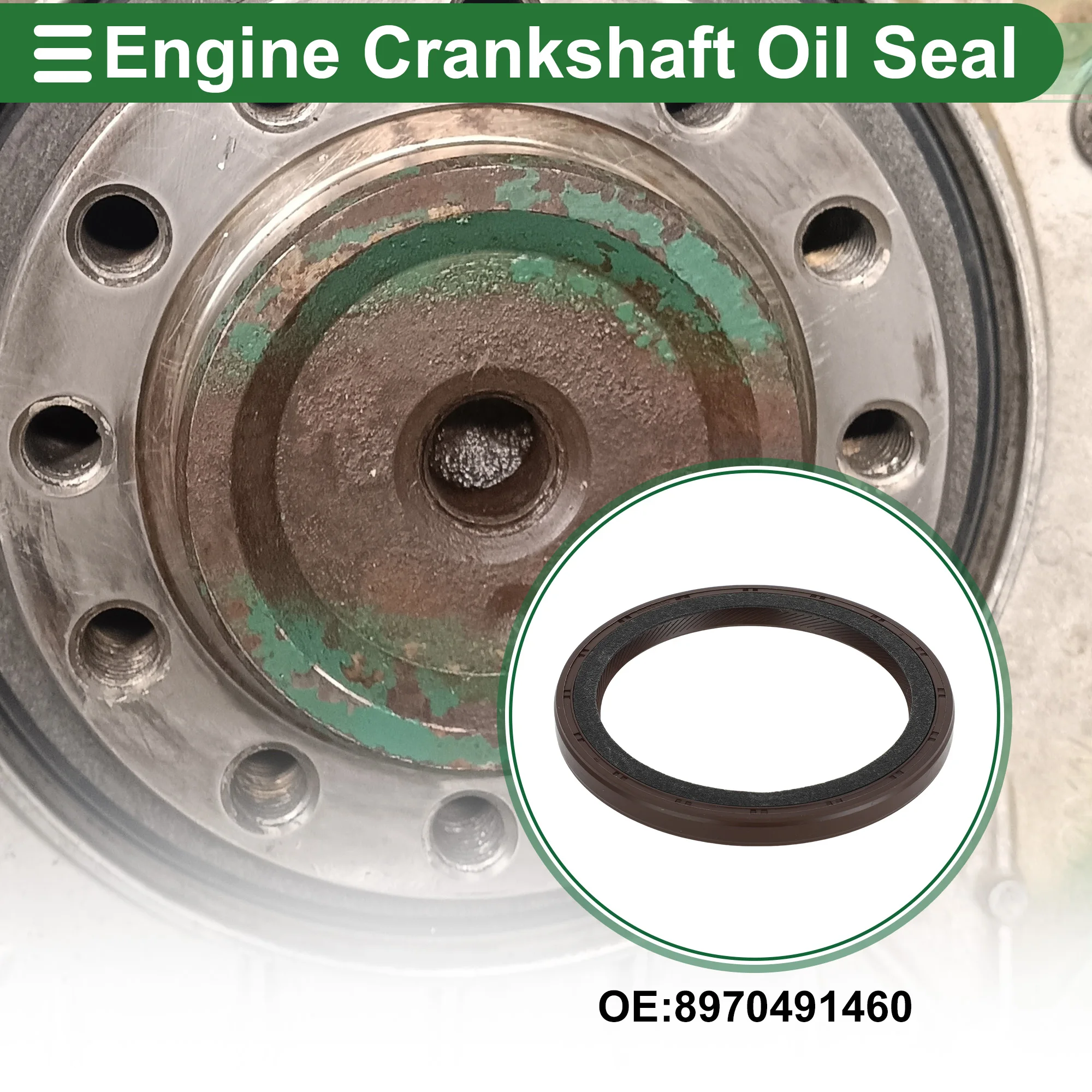 

UXCELL 1 Pc Rear Crankshaft Oil Seal for ISUZU PICKUP No.8970491460 Main Seal