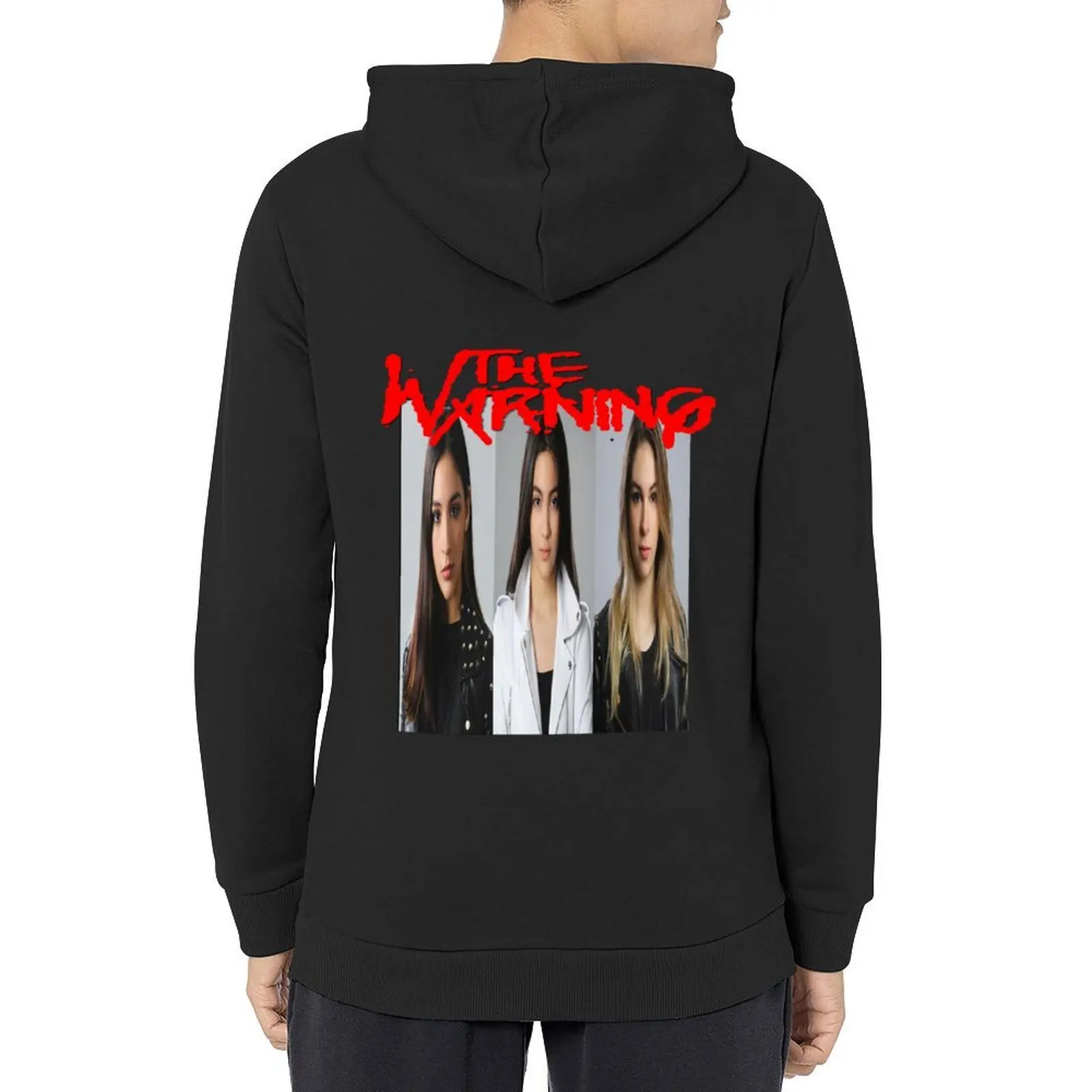 

the warning band is the best Hoodie men's clothes anime clothing fashion men anime clothes tracksuit men