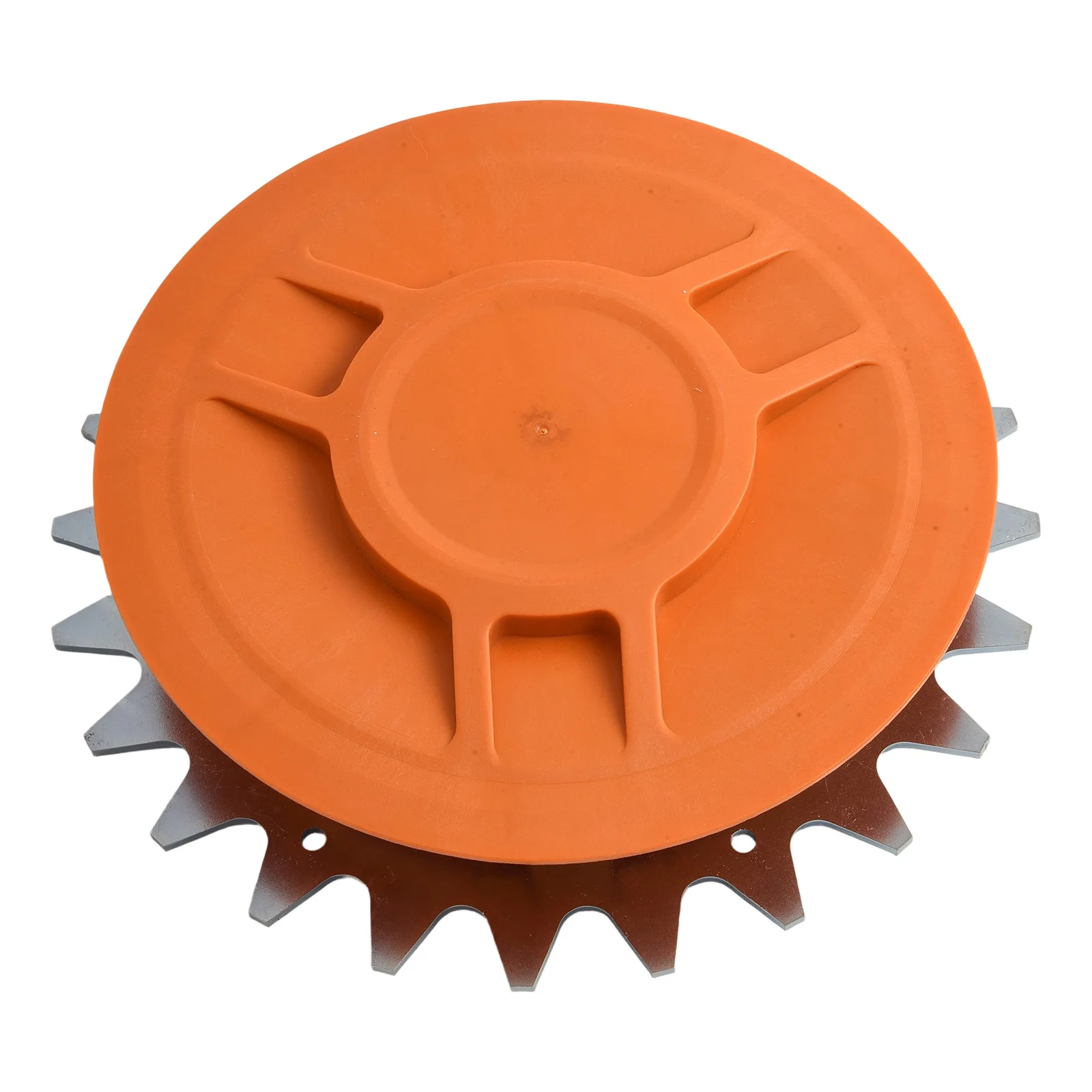 Slip for studs Wheel Hub Cover Vibrant Orange Design Easy Setup Without Tools Lawn Mowing Robot Cover Yard Maintenance
