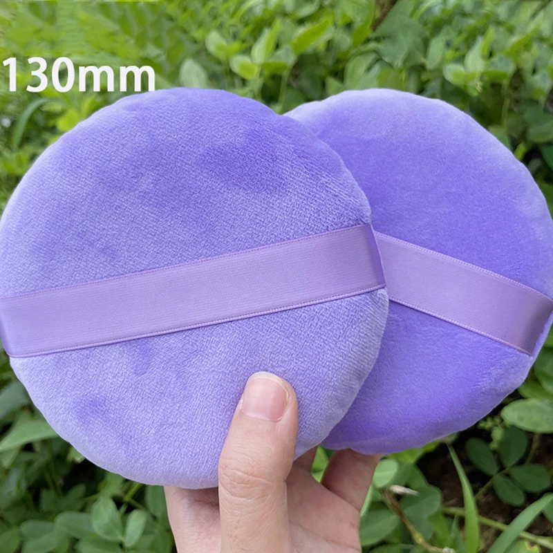 Soffio di polvere extra large da 13 cm Polvere fissante Big Mac Puff Polvere per il corpo Soffio per collo Braccio Lozione per il corpo Soffio per trucco 130 mm