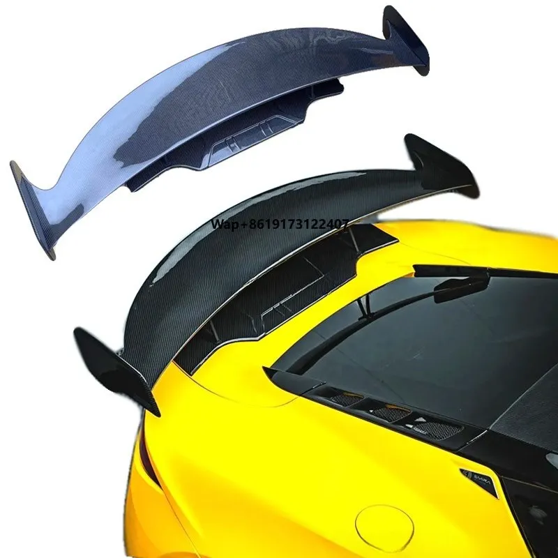 Car Exterior Accessories for Emira Dry Carbon Fiber Rear Spoiler Wing Parts Body Kit forRacing Style GT Spoiler
