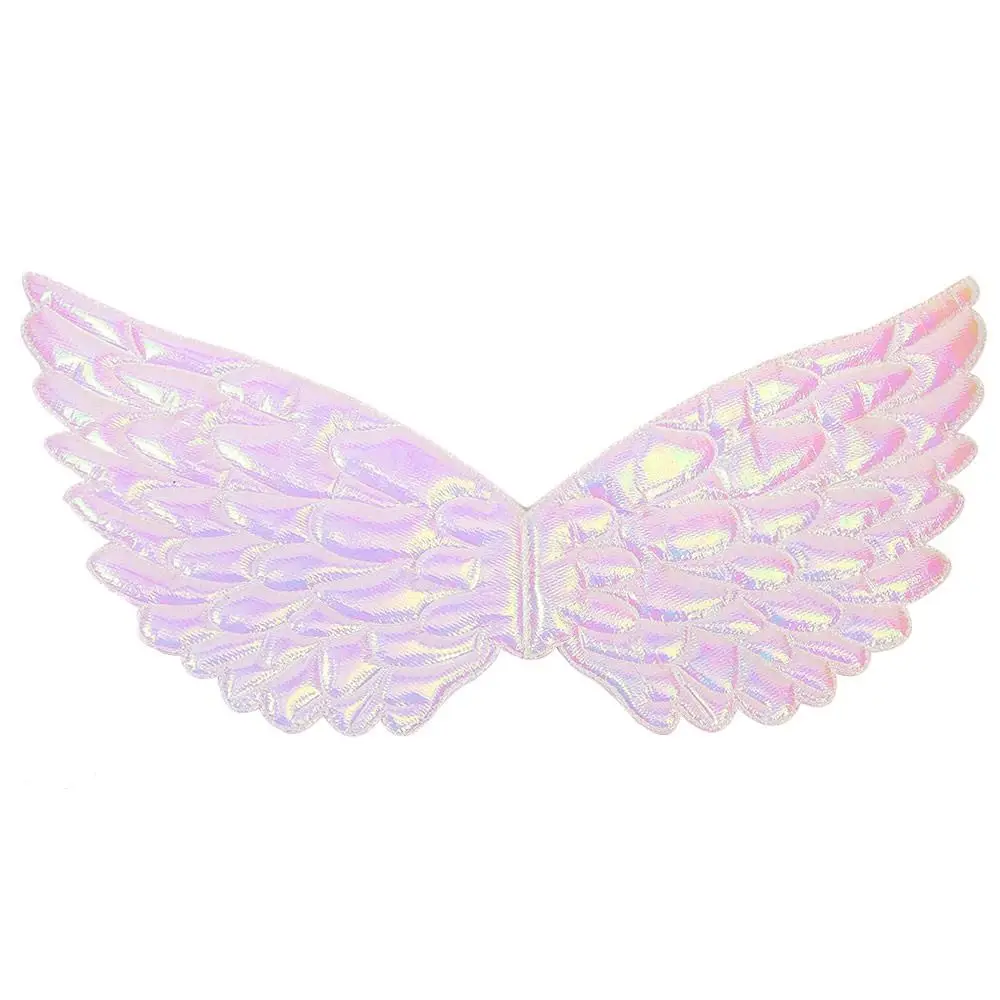 

Universal Rainbow Fairy Angel Wings Birthday Stage Performance Cosplay Props Supplies Shiny Shower Gift