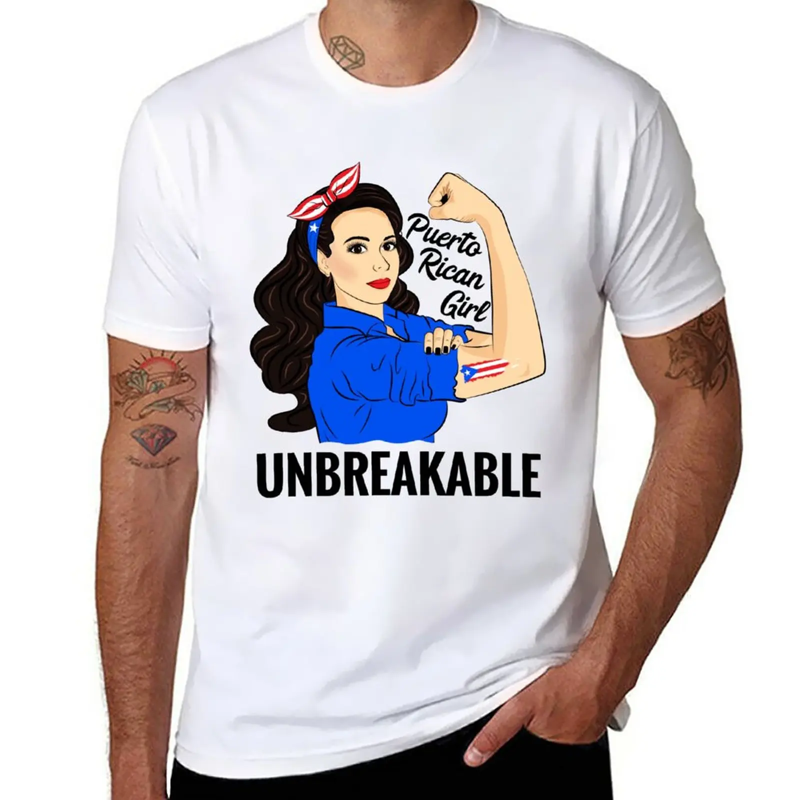 New Puerto Rican Girl Unbreakable T-Shirt plus size t shirts summer tops men t shirts