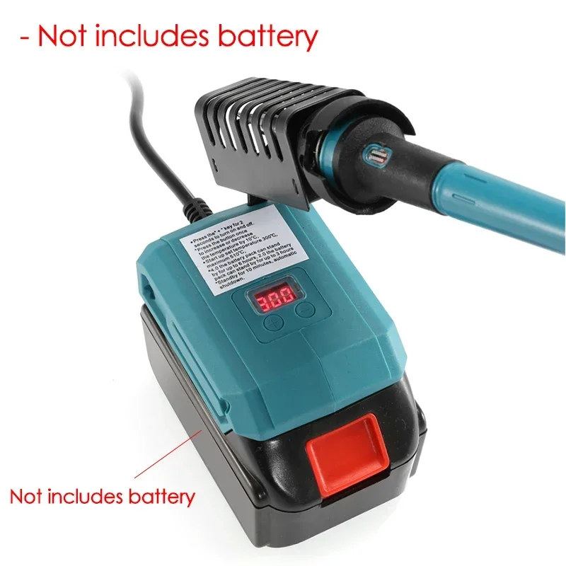 60W Rechargeable Soldering Iron 936 Head Inner Heat Fast Heating Soldering Iron Charging Tool Repair Welder for Makita Battery