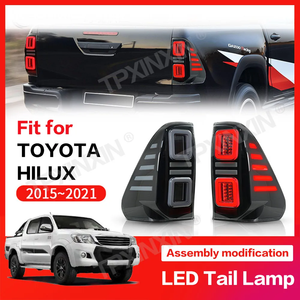 High Quality Auto Parts Suitable For Toyota Hilux 2015-2021 Tail Light LED Assembly Modified Tail light High Quality HEAD UNIT