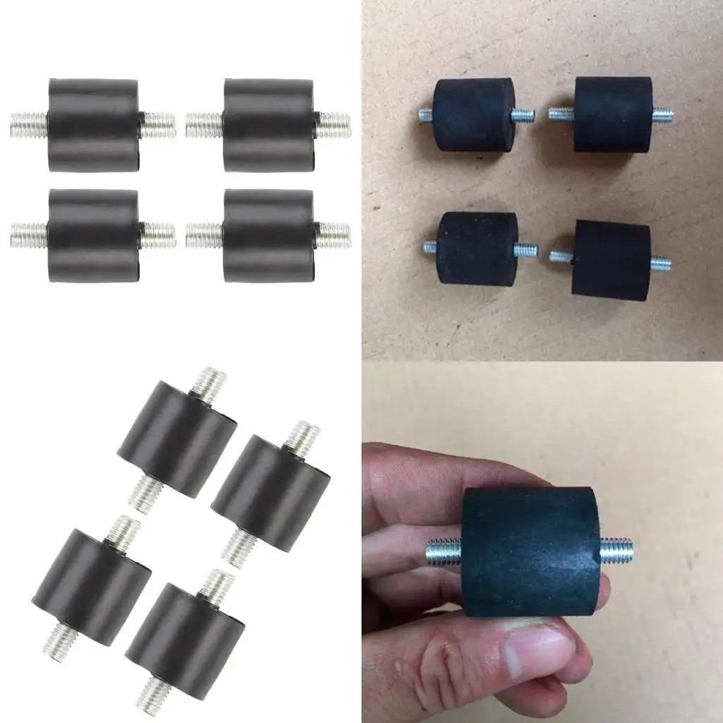  4Pcs Rubber Shock Absorbers Pad For Machine Equipment  Anti Vibration Base