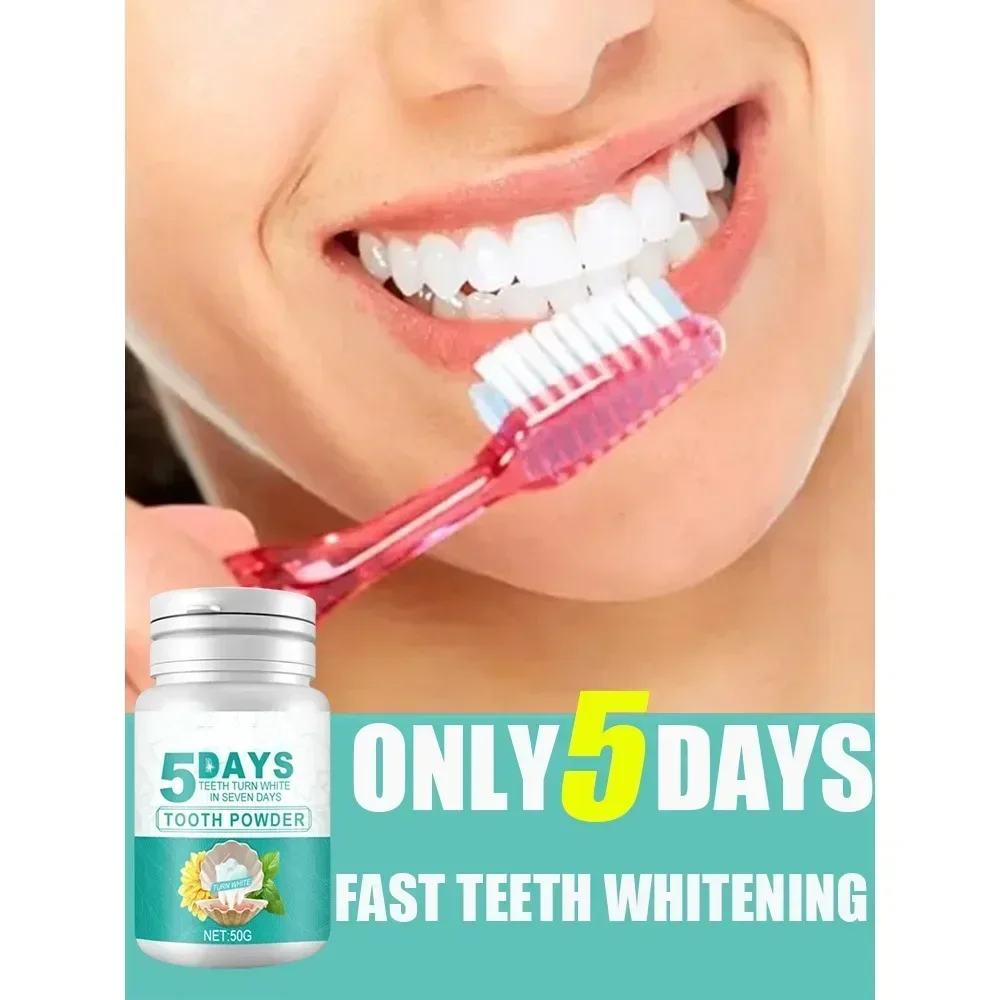 Teeth Whitening Powder Remove Plaque Stains Toothpaste Fresh Breath Oral Hygiene Dentally Deep Cleaning Tools Teeth Care