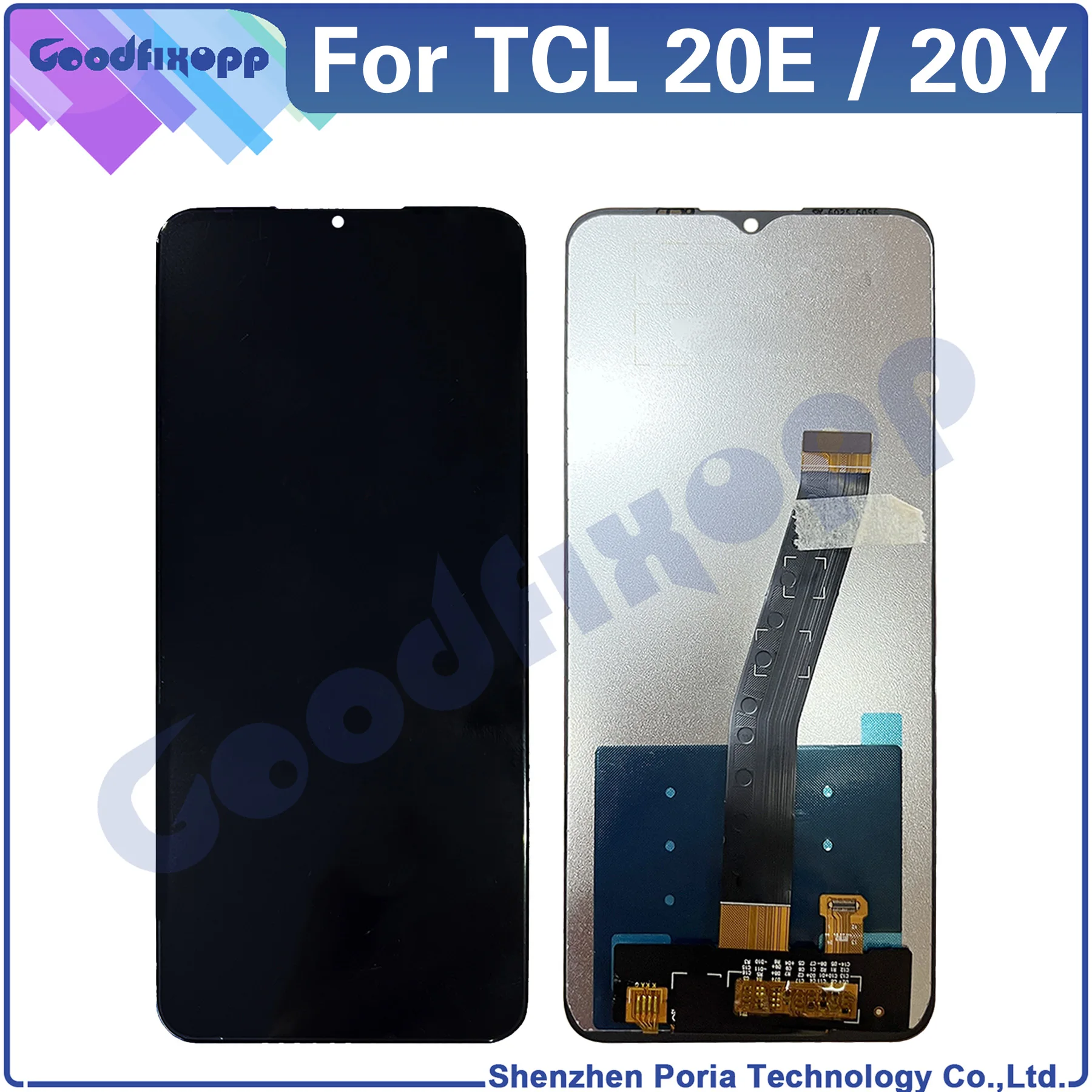 

For TCL 20E 20Y 6156D 6125F 6125D 6125H 6156 6125 LCD Display Touch Screen Digitizer Assembly Repair Parts Replacement