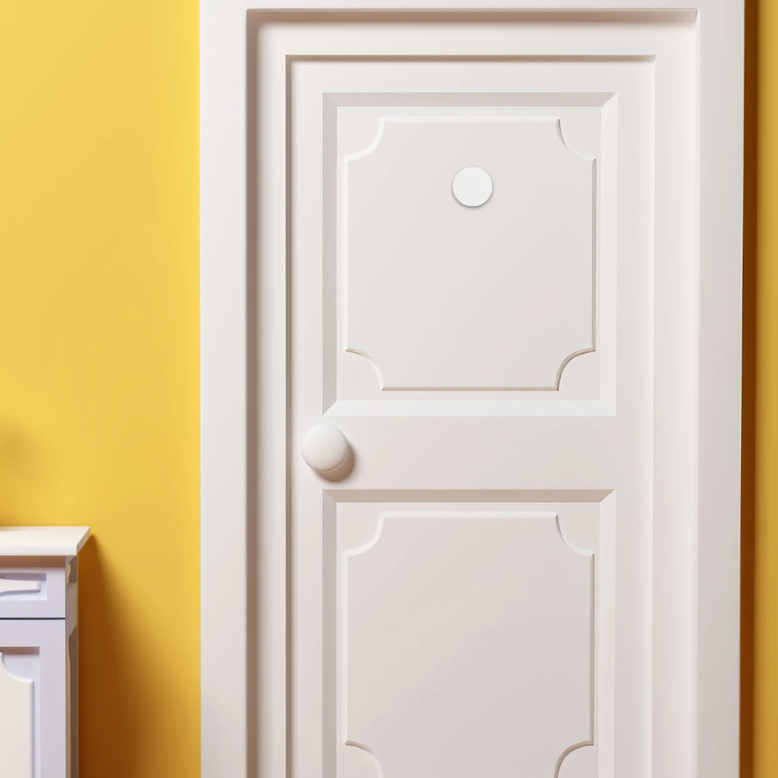 

1Set Door Hole Cover Plate 40Mm Diameter Stainless Steel Security Filler for Entry Door Knob Lock Protection Residential