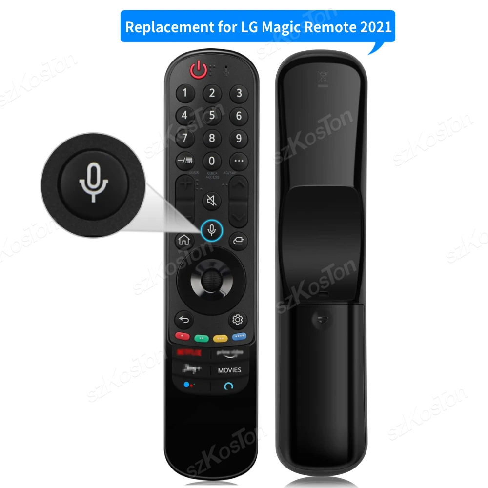 Zamiennik do LG magiczny pilot zdalnego sterowania MR21GA z funkcją wskaźnika głosowego dla LG Smart TV UHD zed nanokomórka 4K 8K TVs